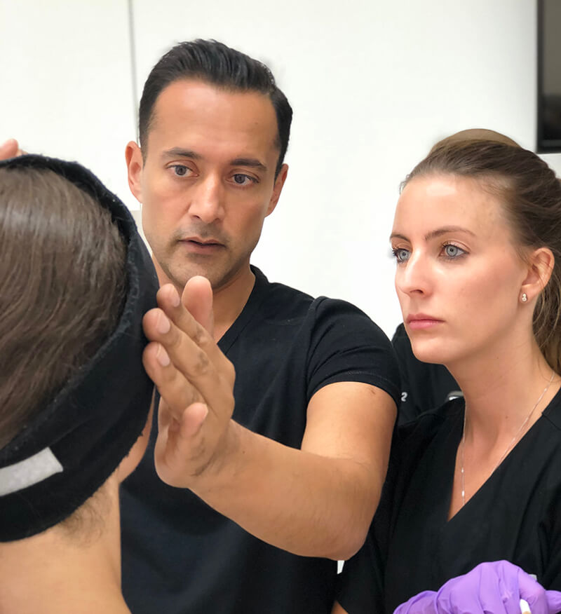 midface filler training london image